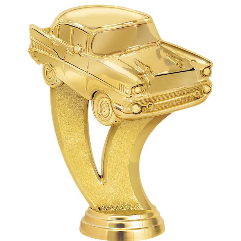Amazon | Crown Awards クラシックカートロフィー 6インチ ゴールド