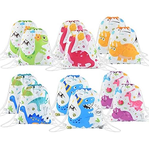 WERNNSAI Familie Dinosaurier Party Geschenktaschen Cover