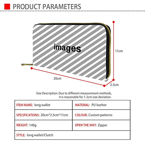 Chaqlin Ladies Leather Wallet Purse With Coin Pocket Zip Around High Capacity Birthday,Festival,Memorial Day,Valentine's Day Perfect Gifts For Girls #TOP1