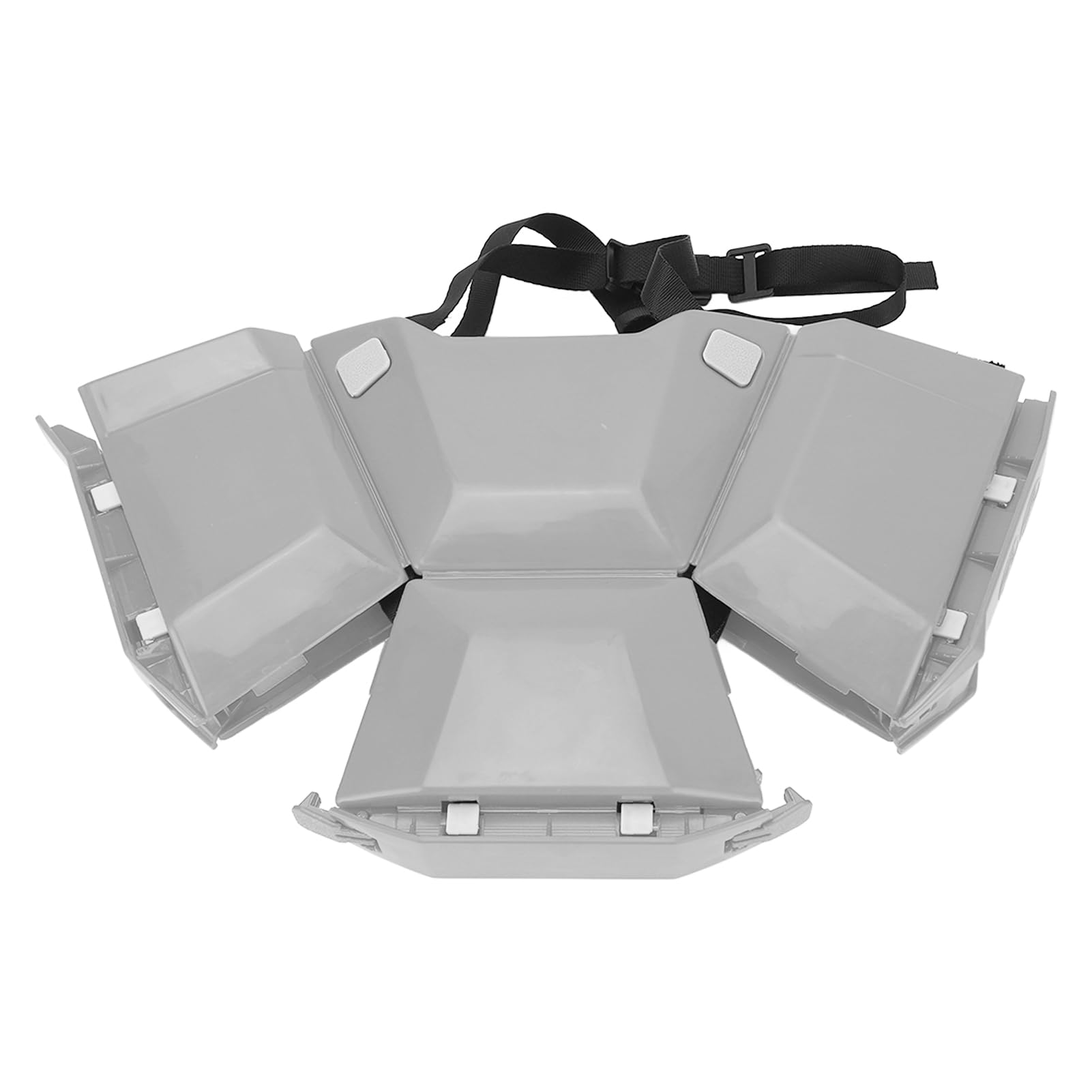 YWBL-WH Casco Pieghevole, Cappello di Sicurezza per Protezione della Testa in Plastica Ad Alta Resistenza con Circonferenza della Testa Regolabile 47 * 62 Cm, per Lavoro All'aperto,