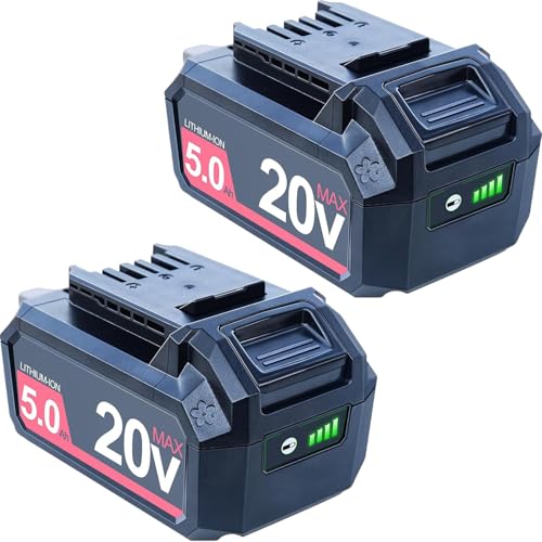 DTK 20V 5000mAh Replacement for SKIL PWR CORE 20V Battery BY519601 BY519603 BY519702 Cordless Power Tools Battery 2 Packs