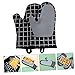 OKUMEYR 1 Pair Oven Gloves Heat Resistant Cooking Mitts for Baking Scald Kitchen Tools with Lanyard Easy to Clean Suitable for BBQ Grilling and Outdoor Cooking