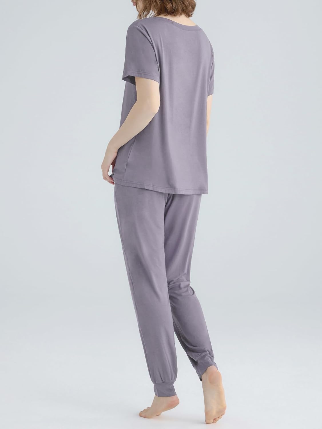 Latuza Women's Viscose Jogger Pants Lounge Pajamas Set - Image 3