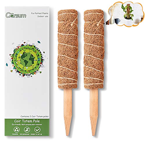 Garsum Green Bamboo Sticks Garden Wood Plant Stakes,Floral Plant Support Wooden,Wooden Sign Posting Garden Sticks,15 Inches 25 Pack