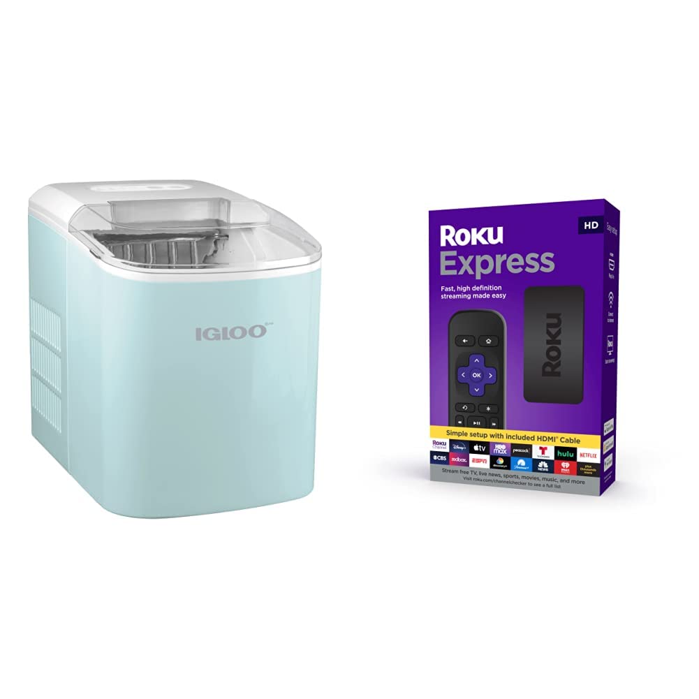 Amazon.com: Igloo Automatic Portable Electric Countertop Ice Maker ...