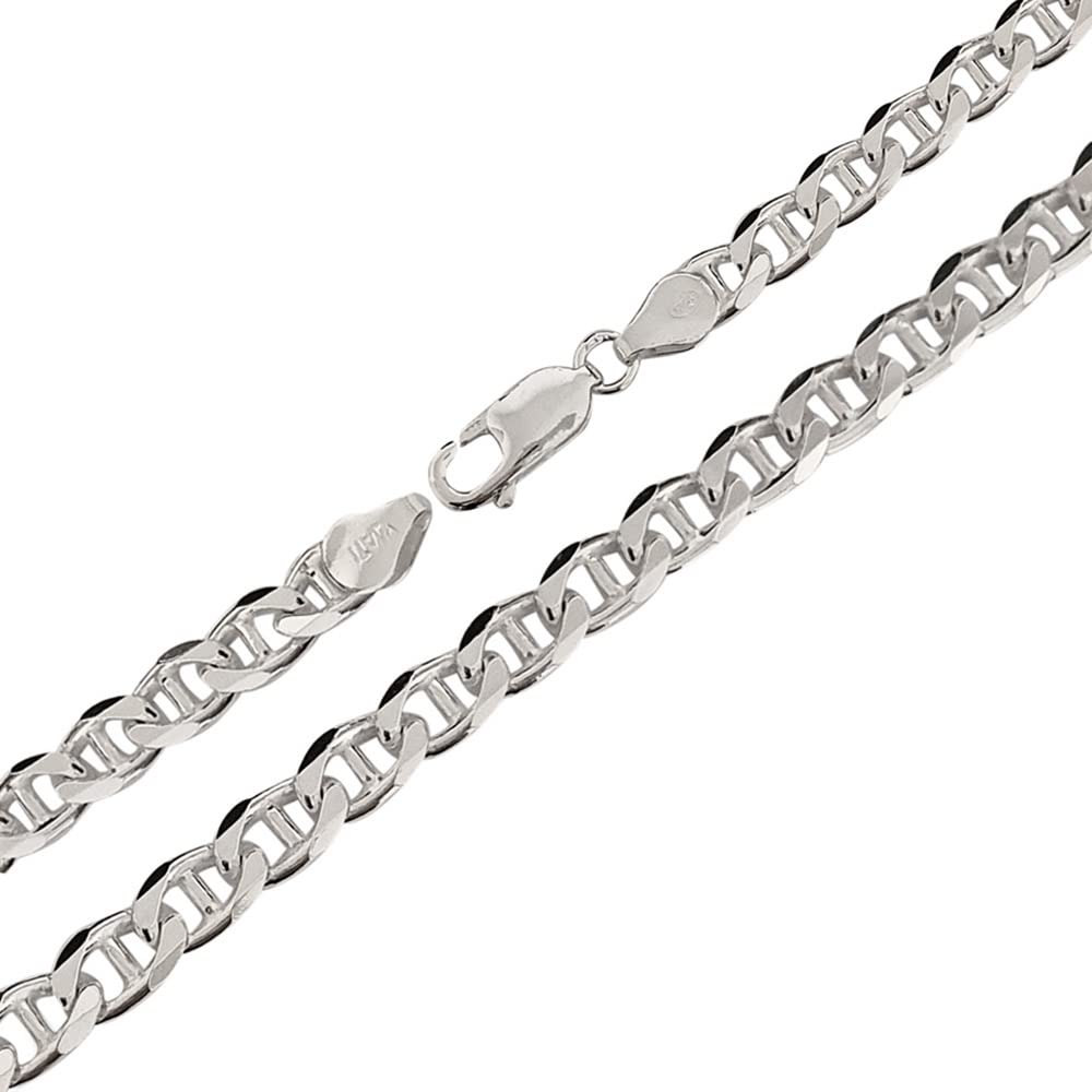 Collana lunga in argento 925 lunghezza 1 metro 100 centimetri