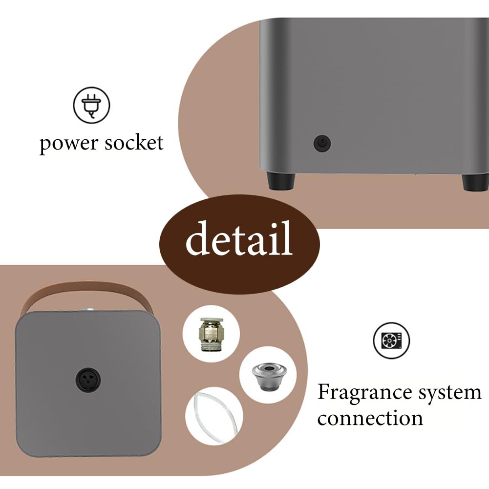 Diffuseur d'huiles essentielles, 1500 ml, machine de parfum sur sol, couverture de 4000 m², contrôle intelligent pour la maison, le bureau, le hall