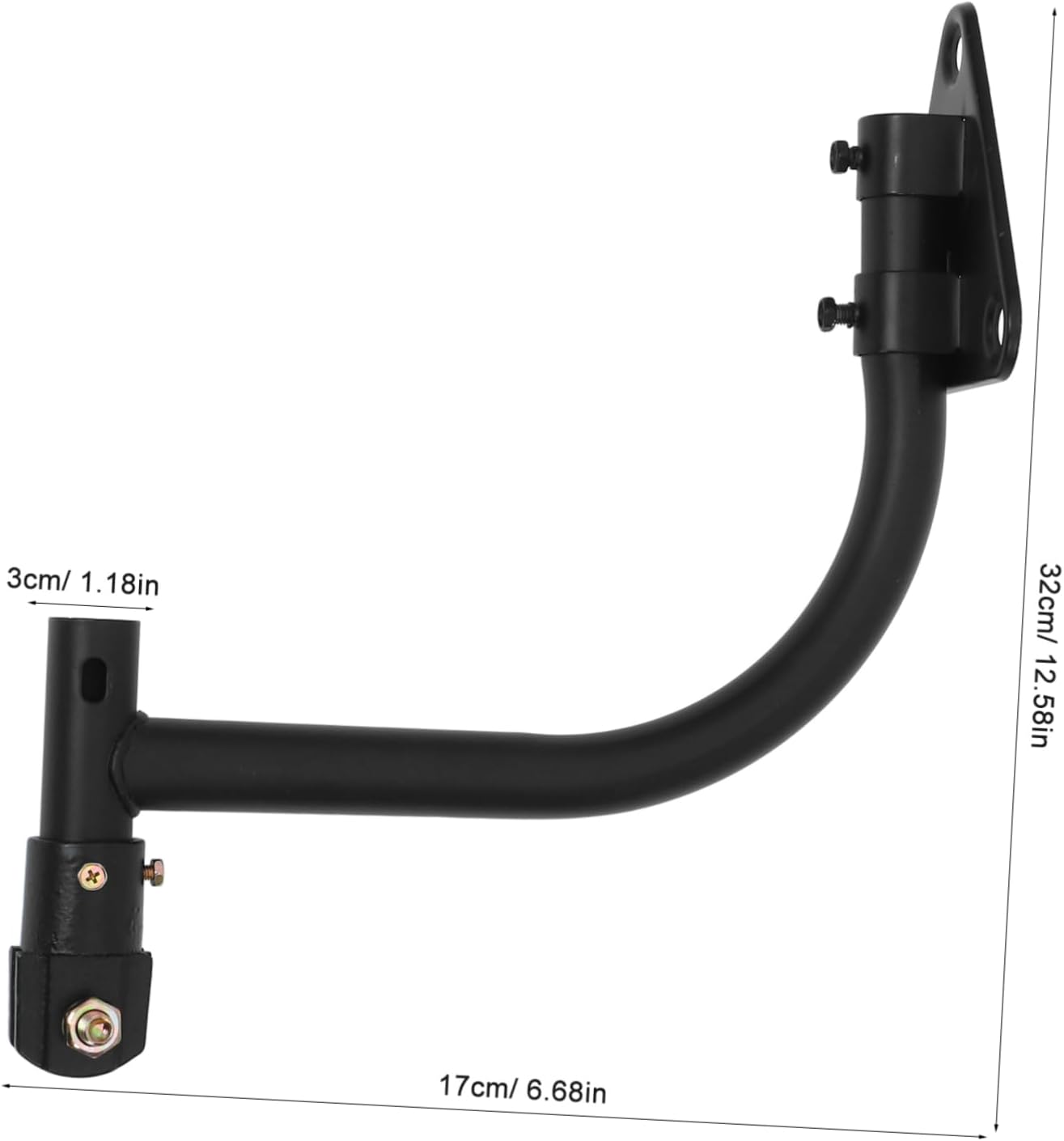 Gadpiparty Triangular Plate Wall Fan Set Extension Rod Easy Install Floor Fan Wall Mount for Indoor/outdoor