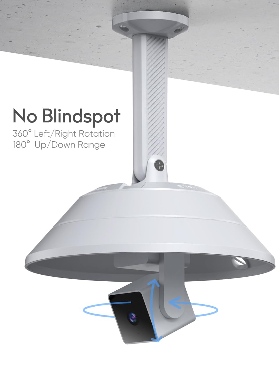 Wyze Cam Gcioii Mount For All-New V3,Weatherproof Protective