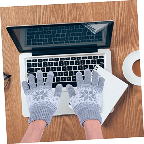 Veemoon 1 De Luvas Touchscreen De Floco De Neve Para Crianças Luvas De Esqui Luvas De Inverno Para C