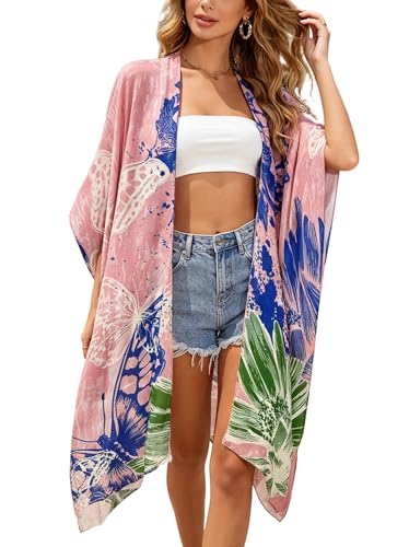 Image of Breezy Lane Kimonos for Women Swimsuit Coverups Beach Cover Up Swimwear Cardigan Summer