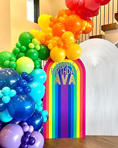 KBZVNAF Rainbow Balloons Latex Party Balloons - 50 Pack 12 inch Helium Assorted Bright Balloons for Wedding Baby Shower Birthday Party Decorations - Image 3