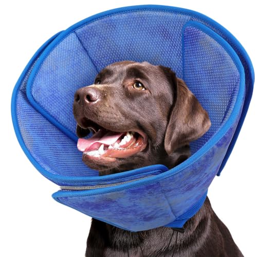 Image of Queenmore Soft Dog Cone Collar, Dog Cones for Large Dogs After Surgery