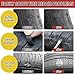 Melanther Tire Repair Glue Kit – 2 Pack 10ml Rubber Cement Tire Repair, Tire Plug Glue with 8 Tire Nails (Small & Large), Tire Patch Glue for Car, Motorcycle, Bike, Truck, Tractor, with Scraper Tools
