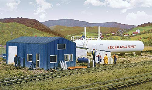 Walthers Corn 933–3011 Silverstone gaz bâtiment industriel décor train HO maquette