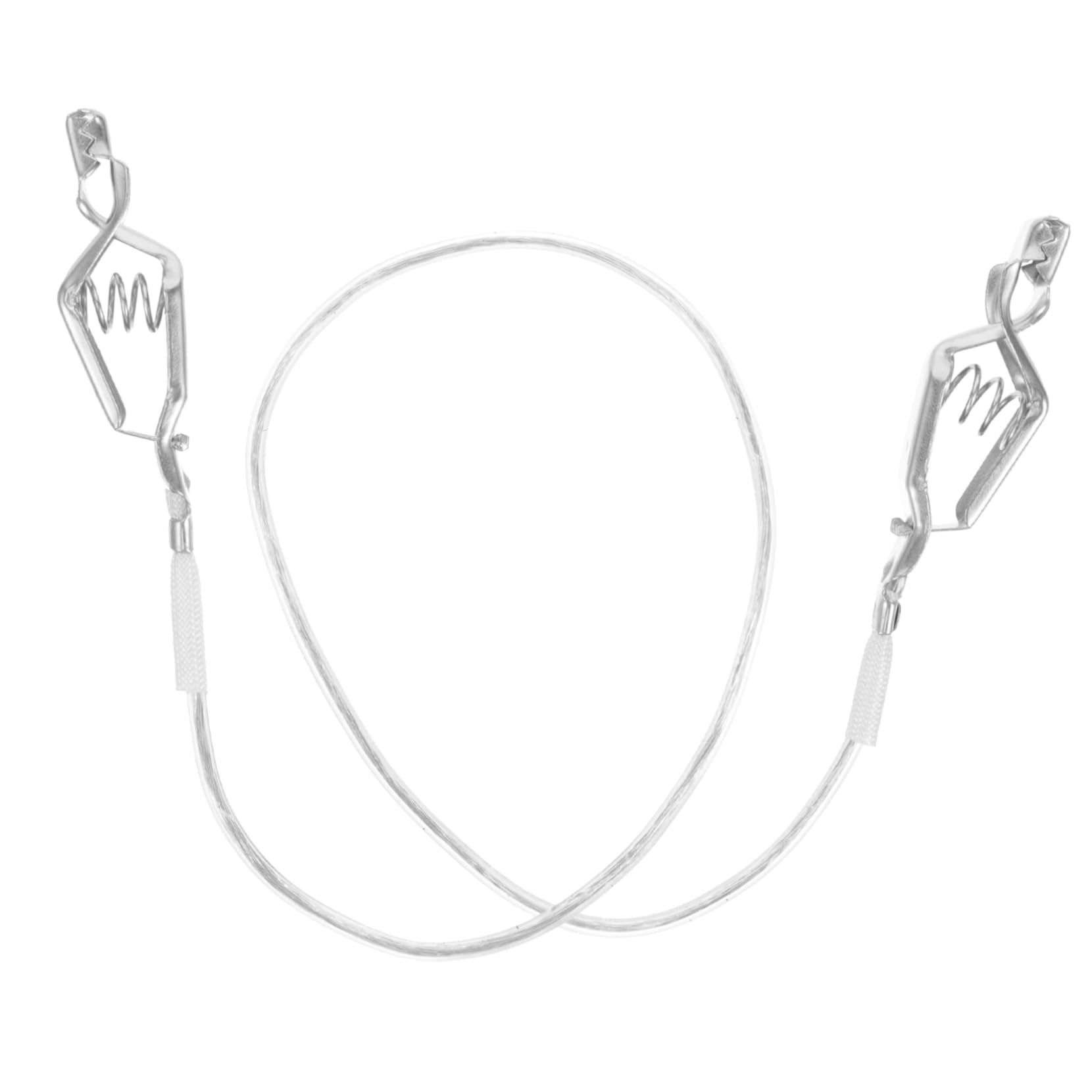 GALPADA Foil Head Clip Line Bow Link Cable Tie Ties Fence Fencing Body Wire Parts Alligator Clips Arm Fencing Foil Badge Fencing Mask Clip Holder Fencing Clip Clamps Men Stainless Steel