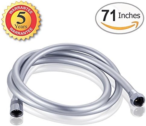 EMBATHER Shower Hose 96 inches PVC Extra Long Explosion Proof Handheld Hose with Flexible Connector，Thickening Upgrade