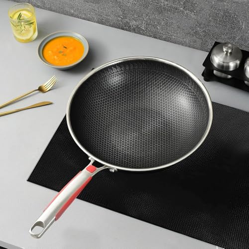 78x52CM Große Silikon Induktionskochfeld Schutzmatte Induction Cooker Silikonmatte (Magnetisch) Induktion Schutzmatte Induktion Herdschutz Matte Schwarz Wärmeisolierte Pad für Induktionsherd