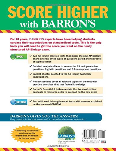 Barron's AP Biology with CD-ROM - Image 2