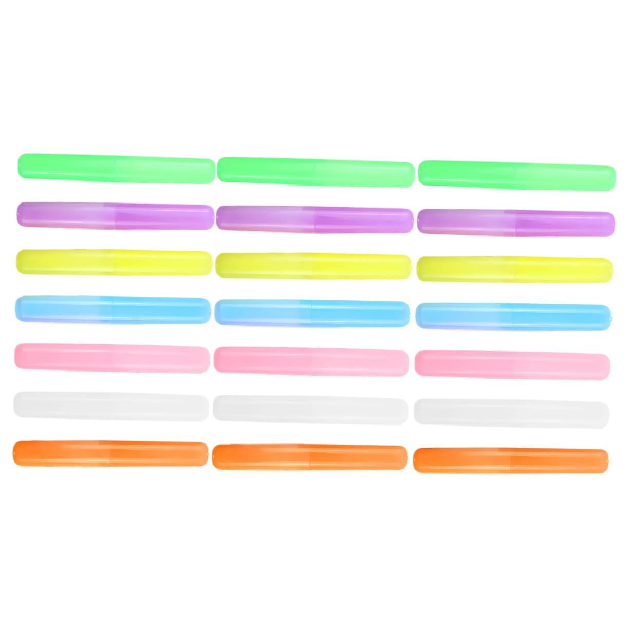 Alipis 4 Set Custodia Per Spazzolino Color Caramello Custodie Da Viaggio Per Spazzolini Da Denti Coperture Per Spazzolini Da Denti Portaspazzolini Porta Dentifricio Pp 21 Pezzi * 4