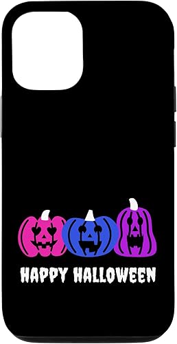 iPhone 1212 Pro Happy Halloween Bisexual Pride Bi Pride LGBTQ LGBT Case