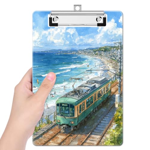 Image of Small Plastic Clipboard 6 x 9 in, Standard A5 Size Fashion Clip Board