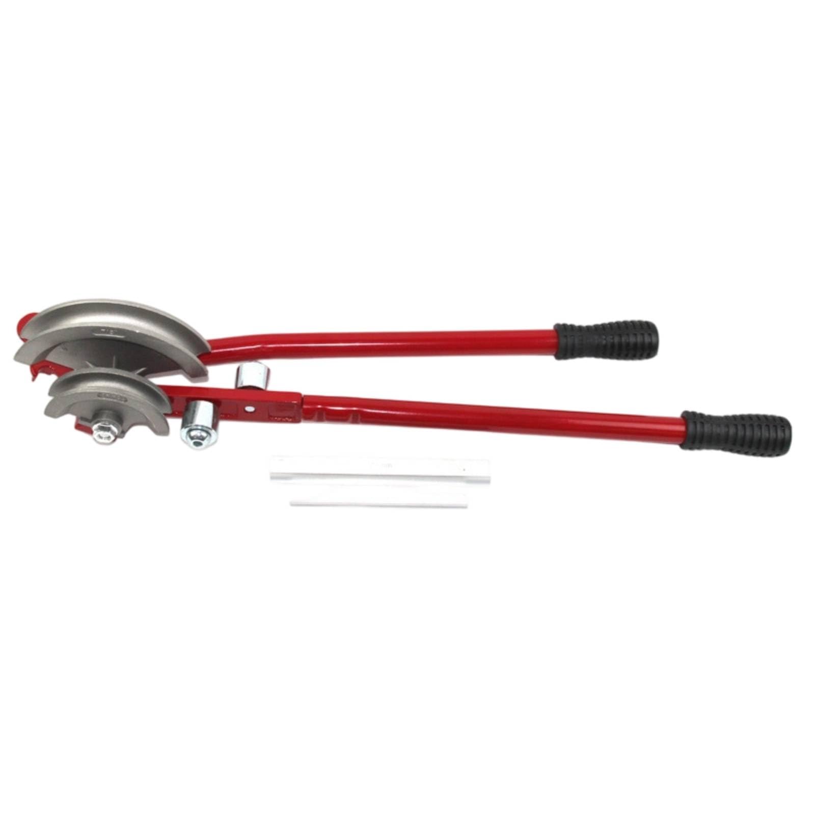 harayaa Rohrbieger Handgerät Rohrbiegegerät Rohrbiegevorrichtung Rohrbiegezange mit Rillenbacken 15mm 22mm Robustes Metallgestell mit Gummigriffen für