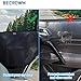 BECROWM 2 Packs Car Door Protector for Dogs, Waterproof Anti-Scratch Shield with Suction Cup (Black)