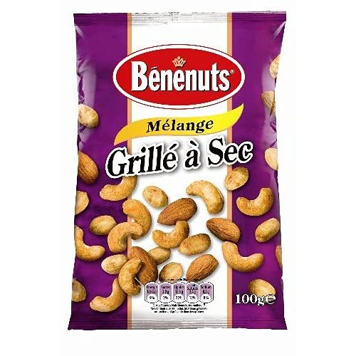 Bénénuts - Miscela Grigliata Alla Asciugare 100G - Lot De 4 - Prezzo Per Lotto - Consegna Veloce