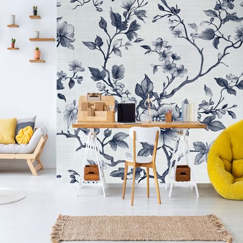 Papier Peint Texture Bois pour Masquer les Défauts des Murs du Salon - 6
