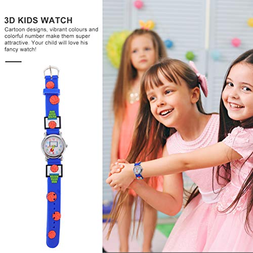 3D Cartoon Kids Watch, Cute Basketball Wrist Watch Number Analog Watch For Boys #TOP5