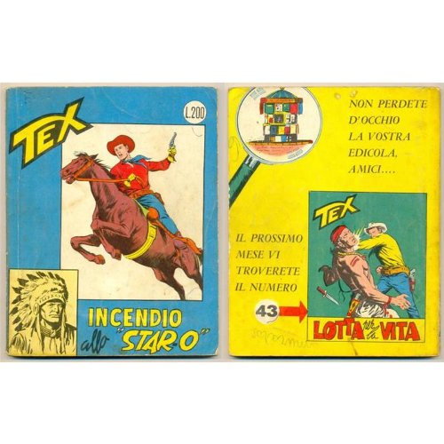 TEX II serie GIGANTE N. 42 INCENDIO ALLO STAR-O