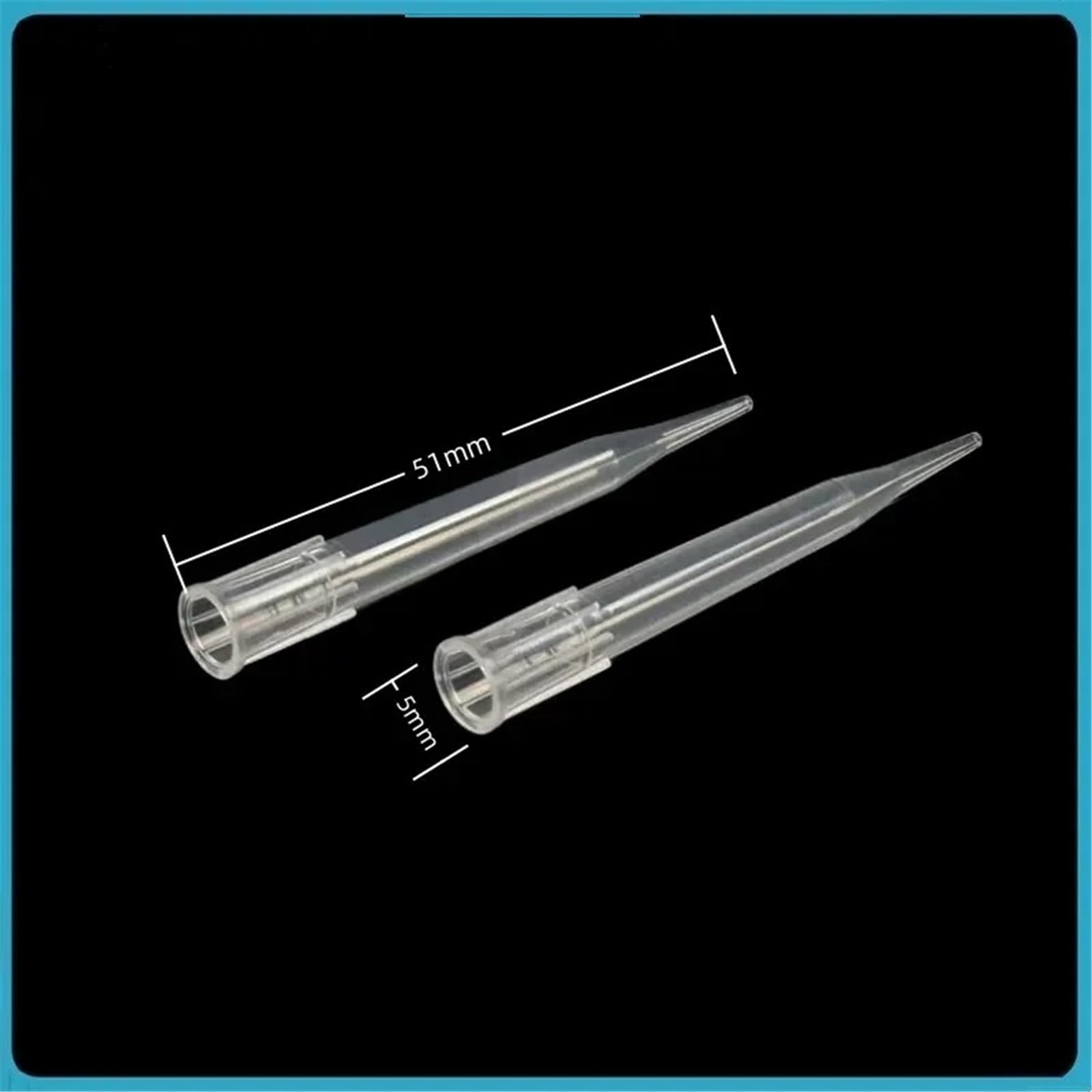 sprzęt laboratoryjny Końcówki do pipet 300uL plastikowa biała końcówka do pipety wielokanałowej 50-300uL średnica 5mm do pipety wielokanałowej 1000 szt.