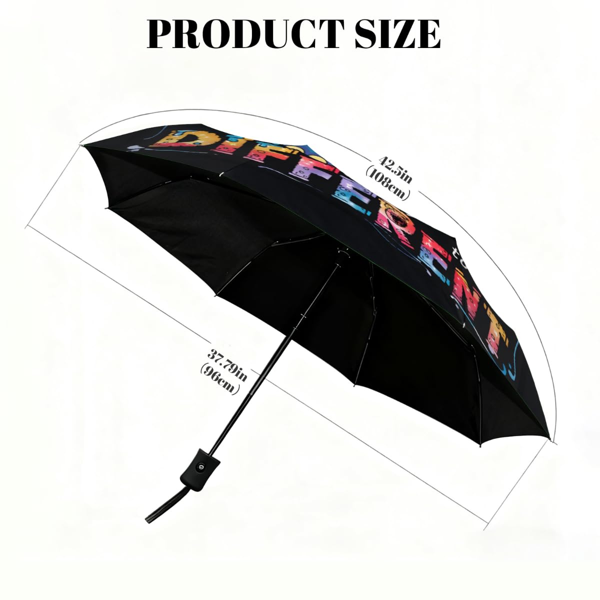 Paraguas compacto de viaje resistente al viento, plegable, para lluvia, apertura automática, protección contra rayos UV y agua