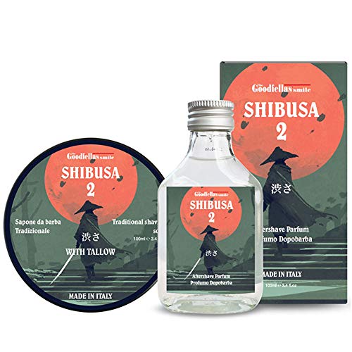 THE GOODFELLAS' SMILE Shibusa DUO SET. Shaving Soap and Aftershave Set, 500 g Cover