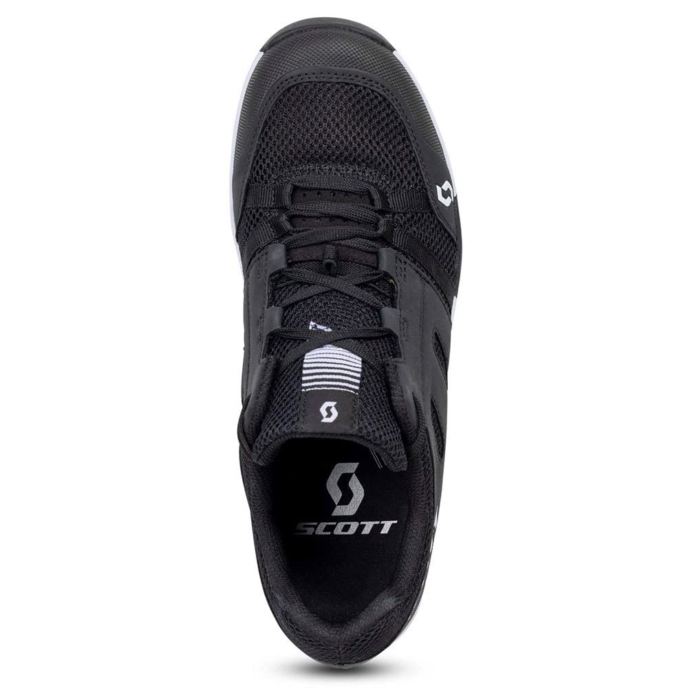 SCOTT Sport Crus-r Flat Lace MTB Trekking Fahrrad Schuhe schwarz/weiß 2025: Größe: 42