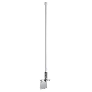 Proxicast 10 dBi High Gain 4G / LTE, 5G Wideband Fixed Mount Fiberglass Outdoor Omnidirectional Antenna for Verizon, AT&T, T-Mobile & Other Cellular Networks or WiFi Router/Access Points ANT-127-002