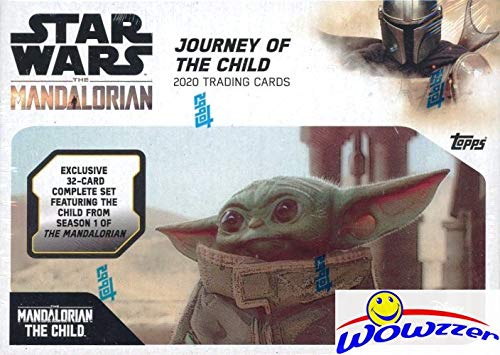 2020 Topps Star Wars: Mandalorian Journey Of The Child Factory Sealed Box! Features The First Ever Cards Of Baby Yoda! Includes Complete 25 Card Set, 5 Illustrated Cards & 2 Parallel Cards! Wowzzer! #TOP8