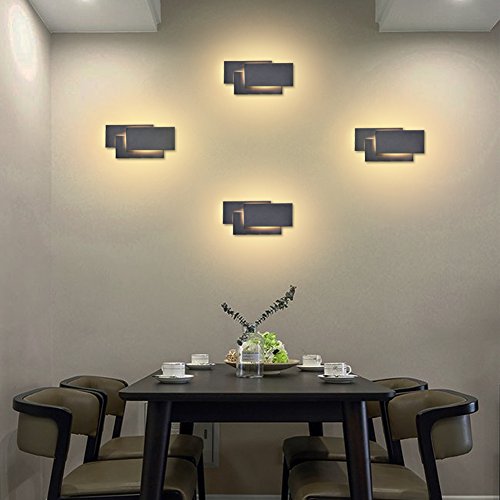 Ralbay Modern Wall Sconces LED Lighting Fixture Lamps 24W Warm White 3000K Living Room Bedroom Hallway Conservatory Not Dimmable