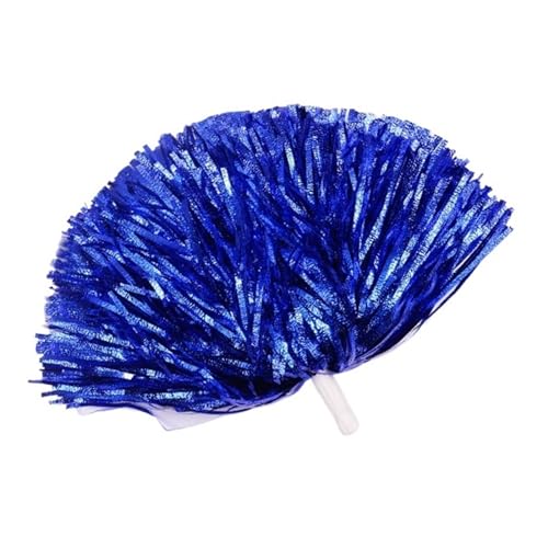 HYFEUOKF Pompon De Pom-Pom Girl Boule à Pompon de Pom-Pom Girl, 2 pièces, Pom-Pom Girl, Danse, aérobic, Sport pour Matchs De Sport, Performance sur ScèNe(Blue,20g)