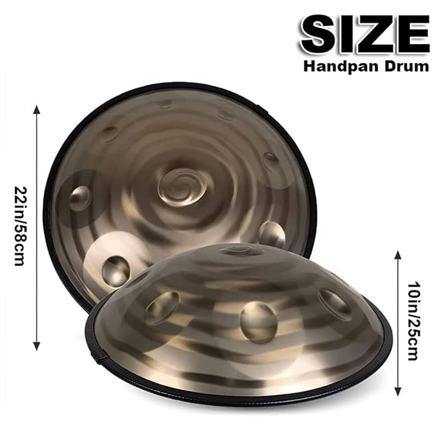 432Hz 10ノート ハンドパン スティールパンスチールドラム銀ハンドドラム 513H1UIKLxL._UF894,1000_QL80_.jpg