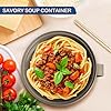 Ramen Cooker,Microwave Ramen Bowl,Ramen Noodle Bowl 48 oz, College Dorm Room Essentials for Girls for Boys, Apartment Essentials, BPA-Free. (beige)