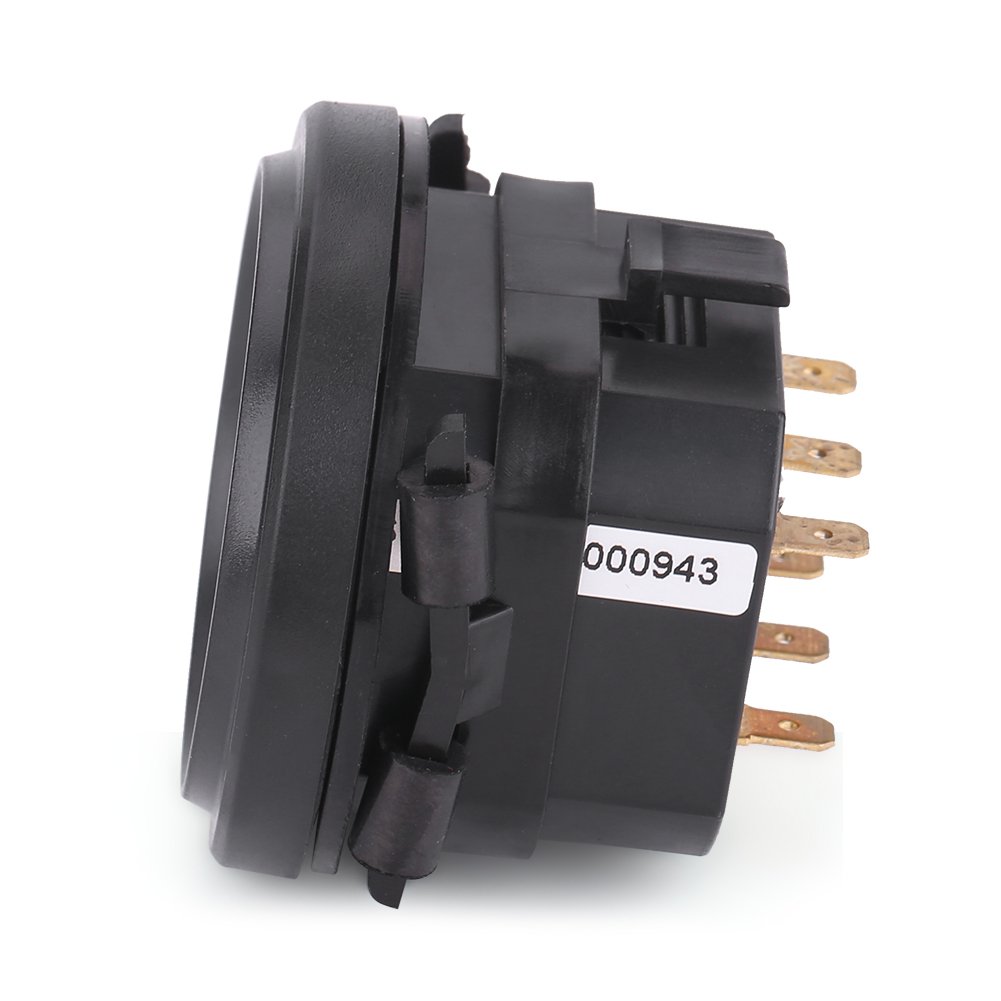 Jayron Indicatore di batteria al piombo acido/misuratore di capacità della batteria, misuratore di capacità della batteria, allarme di scarica digitale universale LCD, uso per carrelli da golf