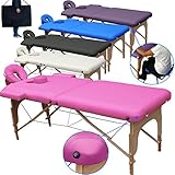 camillas reiki Altura ajustable de 64 cm 84 cm - Colores: Crema, Negro, Azul, Rosa y Púrpura.