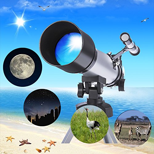 Telescope for Kids, 90X Refractor Telescope, Astronomy Telescope with Tripod, 360/50mm Spotting Scope - Best Gift for Kids & Beginners - Image 8