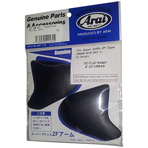 Kit fixation Arai SAJ Frost Black noir sz casques jet Super AdSis ZF - SZ/Light - LRS - Super AsSis ZR