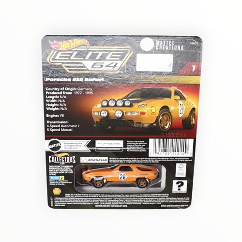 Hot Wheels Porsche 928 Safari - Elite 64 (2024) miniatura 2