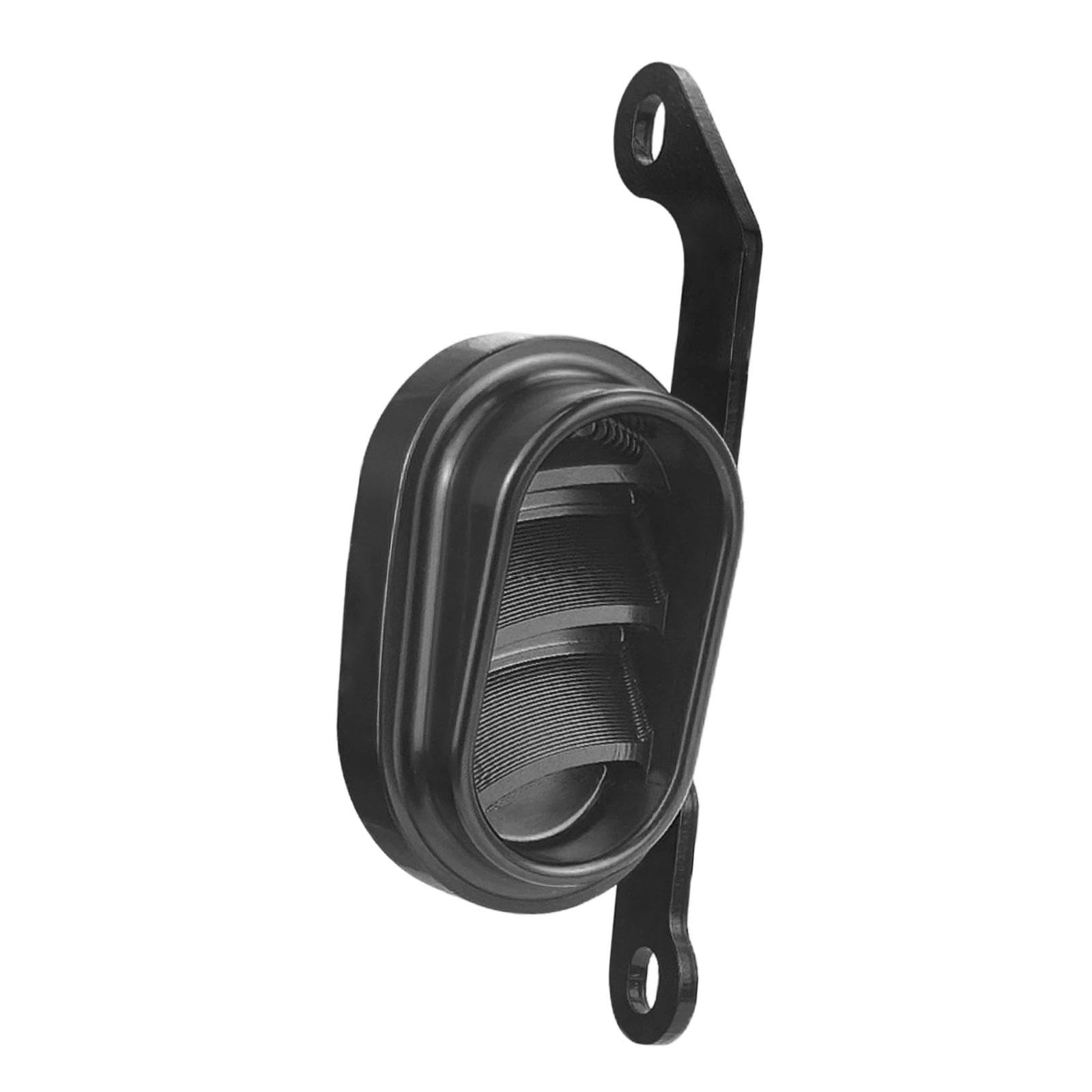 Qianly Tapa de Filtro de Aire de Motocicleta, Reemplaza Directamente El Protector de Filtro de Aire Portátil de Aleación de Aluminio, Fácil de Instalar para, Negro