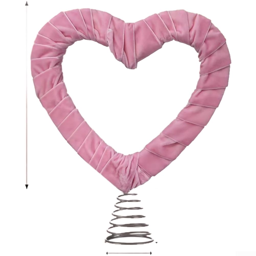 Arbre en flanelle cœur rose pour célébrer l'amour et créer des souvenirs inoubliables