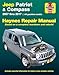 Jeep Patriot & Compass (07-17) Haynes Repair Manual (Does not include information specific to diesel engine models. Includes thorough vehicle coverage apart from the specific exclusion noted.)
